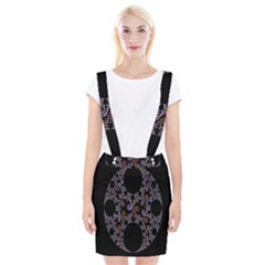 Fractal Complexity Geometric Suspender Skirt