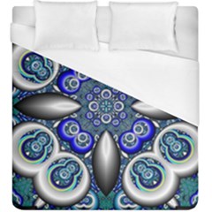 Fractal Cathedral Pattern Mosaic Duvet Cover (king Size)