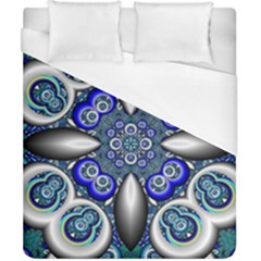 Fractal Cathedral Pattern Mosaic Duvet Cover (california King Size)