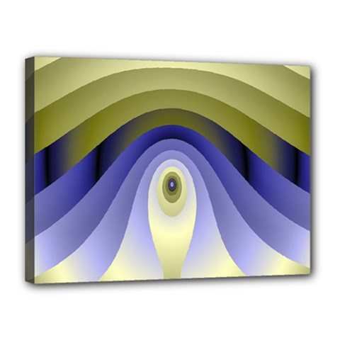 Fractal Eye Fantasy Digital Canvas 16  X 12  by Nexatart