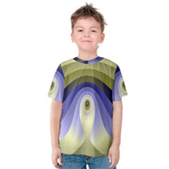 Fractal Eye Fantasy Digital Kids  Cotton Tee