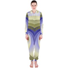 Fractal Eye Fantasy Digital Hooded Jumpsuit (ladies)  by Nexatart