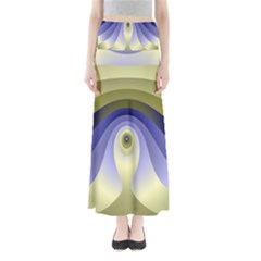 Fractal Eye Fantasy Digital Maxi Skirts