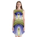 Fractal Eye Fantasy Digital Sleeveless Chiffon Dress   View1