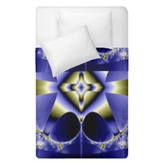 Fractal Fantasy Blue Beauty Duvet Cover Double Side (single Size) by Nexatart