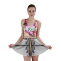 Fractal Fleur Elegance Flower Mini Skirt View1