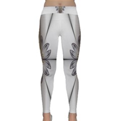 Fractal Fleur Elegance Flower Classic Yoga Leggings