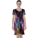 Fractal Colorful Background Short Sleeve Nightdress View1