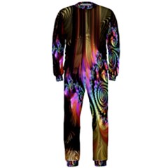 Fractal Colorful Background Onepiece Jumpsuit (men)  by Nexatart