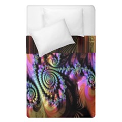 Fractal Colorful Background Duvet Cover Double Side (single Size)