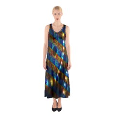 Fractal Art Digital Art Sleeveless Maxi Dress