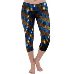 Fractal Art Digital Art Capri Yoga Leggings