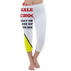 Warning Capri Winter Leggings 