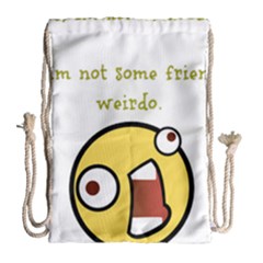 Weirdo Drawstring Bag (large)