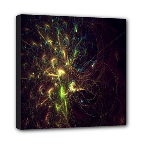 Fractal Flame Light Energy Mini Canvas 8  X 8  by Nexatart