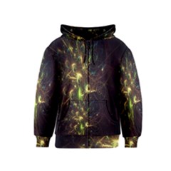 Fractal Flame Light Energy Kids  Zipper Hoodie by Nexatart