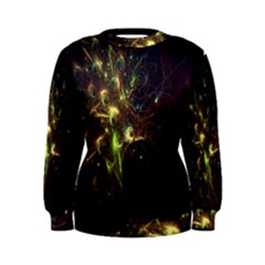 Fractal Flame Light Energy Women s Sweatshirt by Nexatart