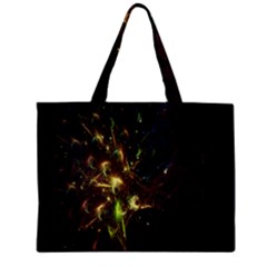 Fractal Flame Light Energy Zipper Mini Tote Bag by Nexatart