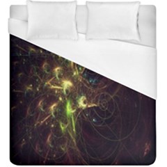 Fractal Flame Light Energy Duvet Cover (king Size)