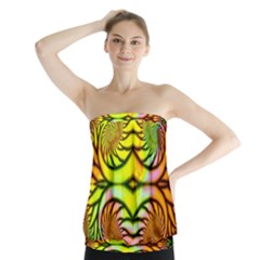 Fractals Ball About Abstract Strapless Top