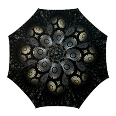 Fractal Sphere Steel 3d Structures Golf Umbrellas