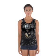 Fractal Sphere Steel 3d Structures Women s Sport Tank Top 