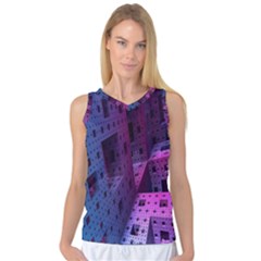 Fractals Geometry Graphic Women s Basketball Tank Top