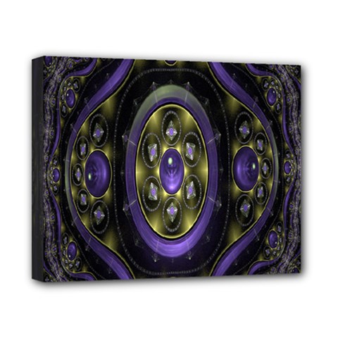 Fractal Sparkling Purple Abstract Canvas 10  X 8  by Nexatart