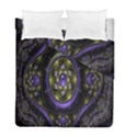 Fractal Sparkling Purple Abstract Duvet Cover Double Side (Full/ Double Size) View1