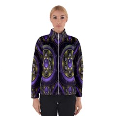 Fractal Sparkling Purple Abstract Winterwear by Nexatart