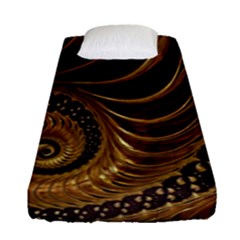 Fractal Spiral Endless Mathematics Fitted Sheet (single Size)