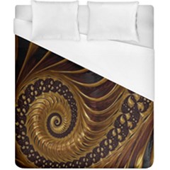 Fractal Spiral Endless Mathematics Duvet Cover (california King Size)