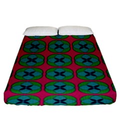 Geometric Patterns Fitted Sheet (king Size)