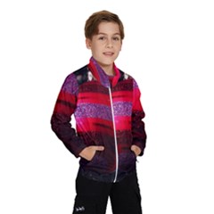 Glass Ball Decorated Beautiful Red Wind Breaker (kids)