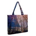 Full Moon Forest Night Darkness Medium Tote Bag View2