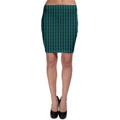 Golf Golfer Background Silhouette Bodycon Skirt