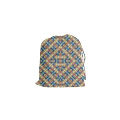 Modern Geometric Intricate Pattern Drawstring Pouches (xs) 