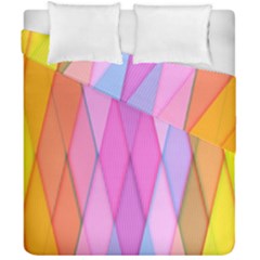 Graphics Colorful Color Wallpaper Duvet Cover Double Side (california King Size)