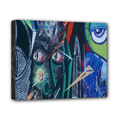 Graffiti Art Urban Design Paint Canvas 10  X 8  by Nexatart