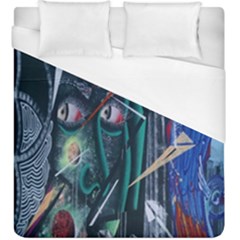 Graffiti Art Urban Design Paint Duvet Cover (king Size) by Nexatart