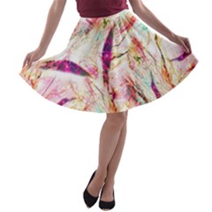 Grass Blades A-line Skater Skirt