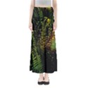 Green Leaves Psychedelic Paint Maxi Skirts View1