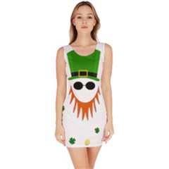 St  Patrick s Day Sleeveless Bodycon Dress by Valentinaart