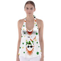 St  Patrick s Day Babydoll Tankini Top by Valentinaart