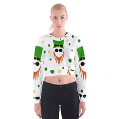 St  Patrick s Day Women s Cropped Sweatshirt