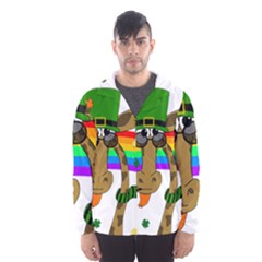 Irish Giraffe Hooded Wind Breaker (men)