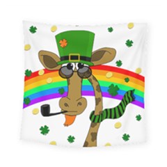 Irish Giraffe Square Tapestry (small) by Valentinaart