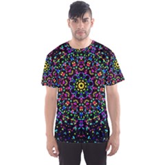 Fractal Texture Men s Sport Mesh Tee