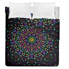 Fractal Texture Duvet Cover Double Side (queen Size)