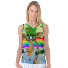 Irish Giraffe Women s Basketball Tank Top